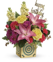 Teleflora's Blooming Birthday Bouquet from Victor Mathis Florist in Louisville, KY